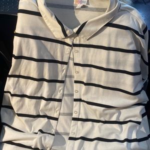 Charlie button up top